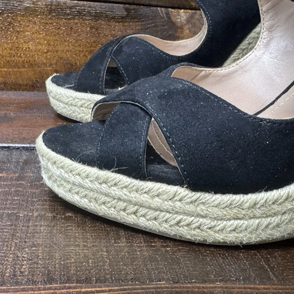 Charles by Charles David‎ Espadrille Strappy Cork Wedge Women's 7.5 M